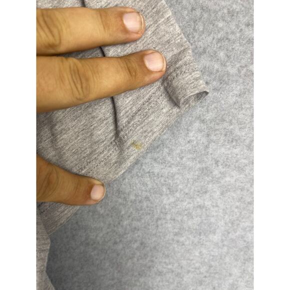 Hybrid Check Meowt T Shirt Men's Size XL Gray Super Trooper Funny Tee STAIN - Picture 4 of 8